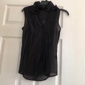 Black Sleeveless blouse